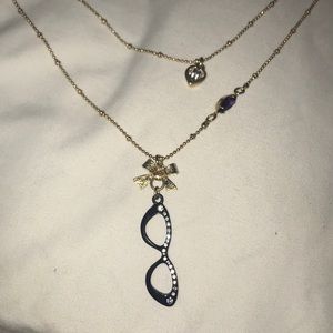 Betsey Johnson eyeglasses necklace